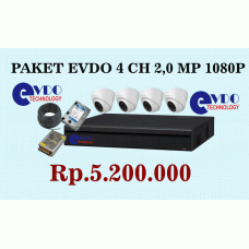 Paket EVDO 4 Channel 2,0 Megapixel 1080p